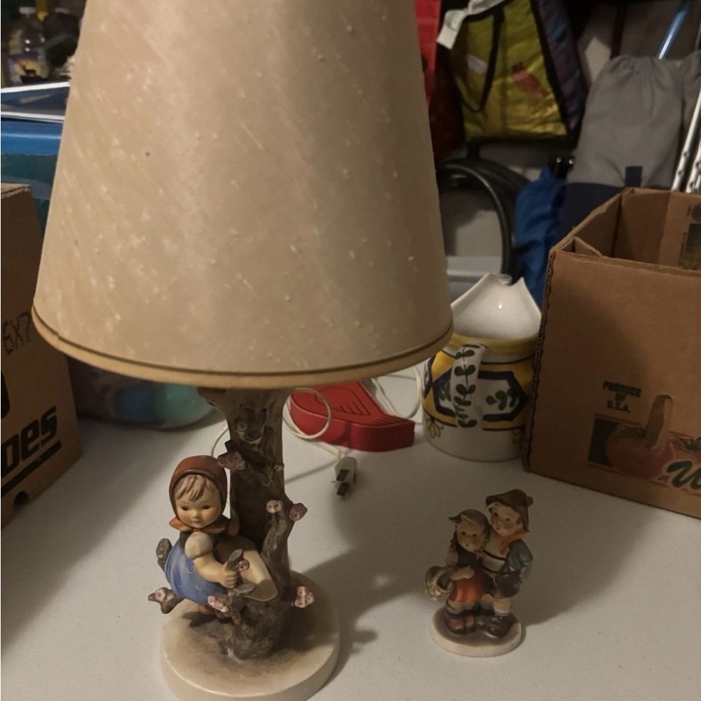 Hummel Lamp and Figurine Bundle